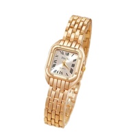 Nouvelle Arrivée Montres Carrées à Quartz Bracelet en Acier Inoxydable Style Luxe Léger et Tendance pour Femmes, Cadeau Personnalisé pour Dames, Fabrication Fournisseur