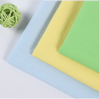 Tissu Greige Uni en Polyester Coton TC Tissé Air Jet pour Chemises et Uniformes, Base Vierge pour Blanchiment, Teinture et Impression en Usine Textile