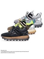 Chaussures de sport classiques pour hommes, style outdoor, baskets épaisses à plateforme, respirantes, légères, durables, décontractées, pour la marche