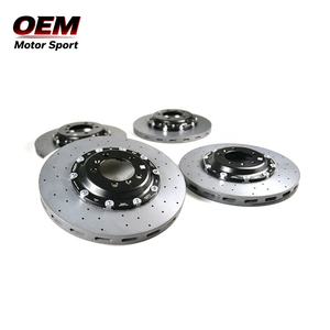 Kit de freinage haute performance OEM Motor Sport en carbone-céramique jaune à 6 ou 4 pistons, ensemble de disques pour 911 Turbo Cayenne complet - Product Image 4