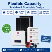 Batterie au lithium basse tension empilable solaire 5kWh 10kWh 15kWh 20kWh pour stockage d'énergie résidentiel, boîtes et racks de batteries