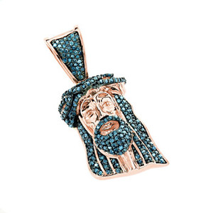 Pendentif en argent 925 personnalisé, bijoux Hip Hop, pendentif visage pour homme, pendentif Moissanite VVS Bling, bijoux religieux 3D, bijoux fins - Product Image 4