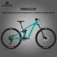 Vélo de montagne Enduro ENDU150 NX 12 vitesses, modèle haute performance, freins à disque hydrauliques à quatre pistons, suspension intégrale