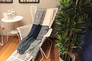 Jeté de couverture tissé en chenille bohème avec frange 150*190cm <span class=keywords><strong>serviette</strong></span> de canapé réversible jeté de couverture de canapé tricoté - Product Image 3