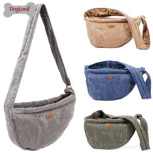 Tas perjalanan anjing bebas genggam pembawa hewan peliharaan kasual dengan kanvas nilon cetak untuk kucing dan hewan kecil - Product Image 6