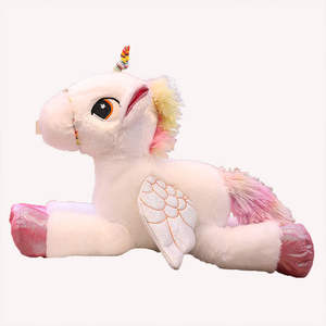 Nouveau design coloré grand peluche licorne jouet cadeau doux animaux en peluche pour <span class=keywords><strong>les</strong></span> enfants cadeau - Product Image 2