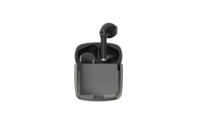 Earphone Nirkabel TWS Transparan Semi In-Ear Headset ENC Headphone Olahraga LED Power Digital Stereo Sound Earbuds