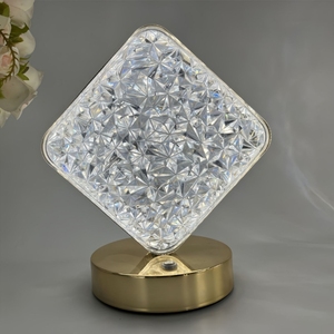 Acrylic vật liệu pha lê Đèn bàn có thể sạc lại trang trí nội thất nhỏ ánh sáng ban đêm bầu không khí Led điều khiển cảm ứng bảng đèn - Product Image 6