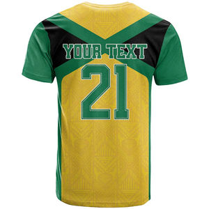 T-<span class=keywords><strong>shirt</strong></span> personnalisé <span class=keywords><strong>avec</strong></span> drapeau de la Jamaïque Polyester respirant Spandex Sporty <span class=keywords><strong>Chic</strong></span> <span class=keywords><strong>Tee</strong></span> T-<span class=keywords><strong>shirt</strong></span> jamaïcain <span class=keywords><strong>avec</strong></span> impression par sublimation pour l'été - Product Image 3