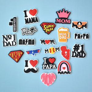 Set vendita fabbrica fatto da te il tuo Logo personalizzato regali per bambini ciondoli all'ingrosso nero bianco lettere <span class=keywords><strong>numeri</strong></span> zoccoli <span class=keywords><strong>scarpe</strong></span> - Product Image 3