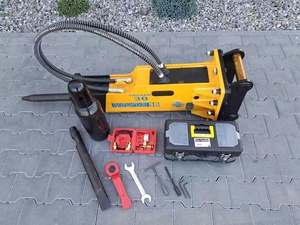 Para SOOSAN SB 30 Tipo de caja de martillos hidráulicos con motor de alta calidad para miniexcavadoras Bob Cat Skid Steer Loader para Hard Rock - Product Image 3