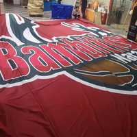 Drapeau Géant de Supporters pour Match de Football Personnalisé avec Impression sur Mesure de N'importe Quelle Taille, 100% Polyester