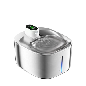 Langlebiger automatischer Haustier-Wasserspender aus Edelstahl, 3,2 l, kabelloser Katzenbrunnen, batteriebetrieben, mit 3 Wasserflussmodi - Product Image 2