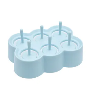 Silicone Popsicle Makers Ice Pop Makers Storage Container Diy Ice Cream Mold Tray Holders For Homemade Food