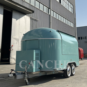 Remorques alimentaires entièrement équipés foodtruck chariot de restauration rapide café crème glacée cuisine mobile camion de nourriture - Product Image 2