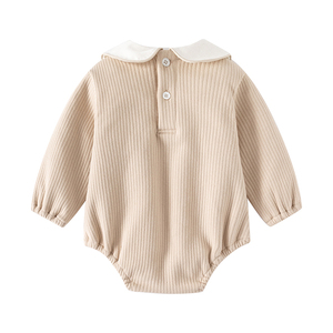Ingrosso primavera autunno autunno bambine 0-3 <span class=keywords><strong>mesi</strong></span> grazioso elegante cotone bebè <span class=keywords><strong>2</strong></span> set tutina abbigliamento per neonato - Product Image 2