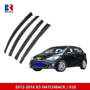 Déflecteurs de vitres latérales pour KIA K3 HATCHBACK 2014, pare-pluie pour fenêtres de voiture, visières de porte - Product Image 2