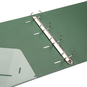 Vente directe usine : Classeur à 4 anneaux en plastique PP format industriel pour <span class=keywords><strong>bureau</strong></span>, avec logo personnalisé, pour feuilles mobiles - Product Image 3