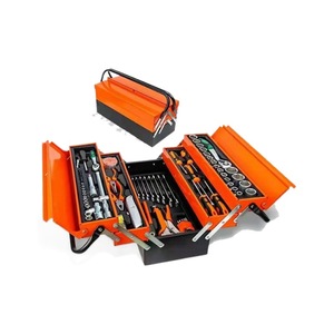 Zhengyi 85-Piece Three-Layer Foldable Tool Box Automotive Repair Kit Chromium Vanadium Steel Portable - Product Image 4