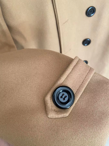 Personalización Otoño Invierno Color sólido Moda casual Doble botonadura Largo <span class=keywords><strong>Caqui</strong></span> Negro Gris Abrigo de <span class=keywords><strong>hombre</strong></span> <span class=keywords><strong>Parka</strong></span> - Product Image 6