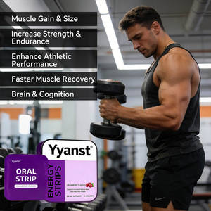 OEM/ODM Bandes orales végétaliennes à absorption rapide, saveur naturelle, pour une récupération musculaire plus rapide, un gain et une croissance musculaire, énergie, échantillon gratuit pour adultes - Product Image 4