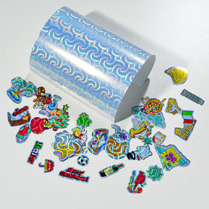 Holographic Storm Eye Pattern Vinyl Slti Roll Waterproof Printable Self-adhesive <b>Sticker</b> for Inkjet Laser Printers - Product Image 1