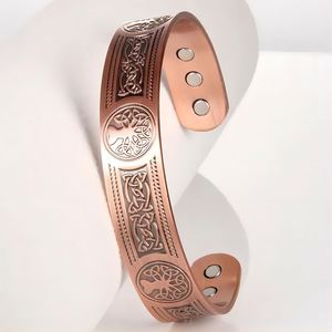 Wholesale Vintage Magnet <b>Bracelet</b> High Power Magnetic Health Benefits Waterproof Custom Jewelry for <b>Men</b> Women - Product Image 3