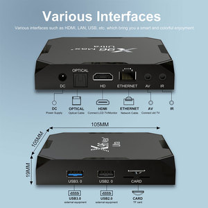 <span class=keywords><strong>Android</strong></span> <span class=keywords><strong>11</strong></span> Amlogic S905X4 X96 <span class=keywords><strong>MAX</strong></span> Plus Ultra 8K TV Box Reproductor Multimedia AV1 <span class=keywords><strong>Mi</strong></span> Quad Core 4GB 64GB 5G Dual Wifi BT HDR 10 Set - Product Image 5