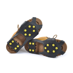 <span class=keywords><strong>Crampons</strong></span> de traction de neige glacée <span class=keywords><strong>pour</strong></span> <span class=keywords><strong>chaussures</strong></span> et bottes <span class=keywords><strong>Chaussures</strong></span> antidérapantes Pinces à glace 10 <span class=keywords><strong>crampons</strong></span> en caoutchouc en acier <span class=keywords><strong>Crampons</strong></span> <span class=keywords><strong>Chaussures</strong></span> extensibles à enfiler - Product Image 1