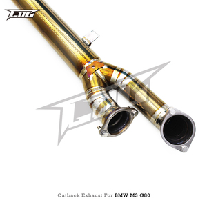 Tubos de Escape Catback con Sistema de Válvulas para BMW M3/M4 G80/G82 3.0T 2019-2024, Tubo de Escape de Titanio Boska Racing con Silenciador - Product Image 6