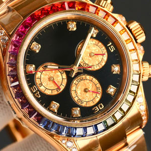 Le saphir remplace la bague extérieure classique, offrant une mise à niveau complète en matière d'élégance et de luxe. Montre mécanique pour homme - Product Image 5