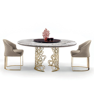 Chaise de salle à manger PURUO, <span class=keywords><strong>prix</strong></span> de gros, style italien moderne, cadre en acier inoxydable argenté et doré, tissu brun, cuir PU - Product Image 4