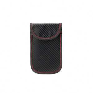 Porte-clés électronique en métal forgé personnalisé 2025 avec motif carbone, étui pour clés, porte-monnaie, support de clé de voiture intelligent, compatible iOS - Product Image 2