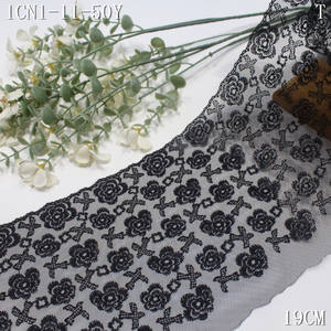 ชุดคอร์ทสไตล์วินเทจ19ซม. ปักดอกไม้ลายนกพิราบดำลูกไม้ตัดขอบตาข่ายเป็นมิตรกับสิ่งแวดล้อมสไตล์กอธิคโลลิต้าเครื่องประดับ - Product Image 6