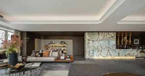 Design d'intérieur de luxe léger, rendu 3D rétro, dessin de construction, penthouse, maison personnalisée, maison exquise, marque Sanhai 1 - Product Image 3