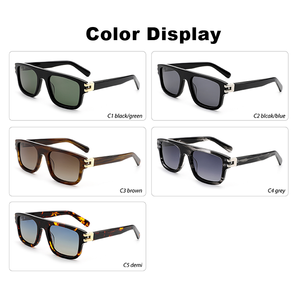 2025 di tendenza Gafas De Sol De Lujo <span class=keywords><strong>UV</strong></span> <span class=keywords><strong>400</strong></span> <span class=keywords><strong>occhiali</strong></span> <span class=keywords><strong>da</strong></span> <span class=keywords><strong>sole</strong></span> polarizzati con montatura Vintage in acetato grande stile retrò <span class=keywords><strong>occhiali</strong></span> <span class=keywords><strong>da</strong></span> <span class=keywords><strong>sole</strong></span> <span class=keywords><strong>da</strong></span> uomo - Product Image 3