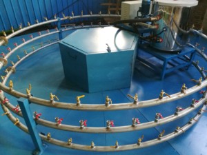 Tự Động Đế Và Đế Ngoài Pu Máy Quay Polyurethane Bọt Duy Nhất Giày Dây Chuyền Sản Xuất - Product Image 5