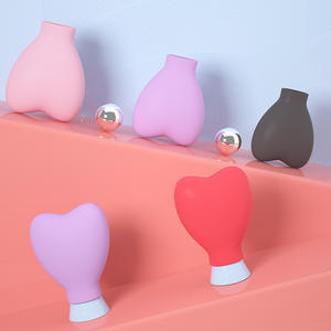 Protector de Brochas de Maquillaje en Forma de Corazón, de Silicona, Antipolvo, Personalizable, Venta Caliente - Product Image 3