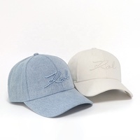 Nouvelle Arrivée Casquettes de Baseball Classiques en Coton et Denim à 6 Panneaux Style Européen, Broderie Personnalisée, Qualité Supérieure, pour Hommes et Femmes