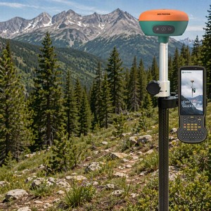 ชุดฐาน GNSS RTK รุ่น GEO-POSITION G6 1408CH 8mm+1ppm IP68 พร้อมตัวควบคุม Q5 สำหรับงานสำรวจที่ดิน - Product Image 3