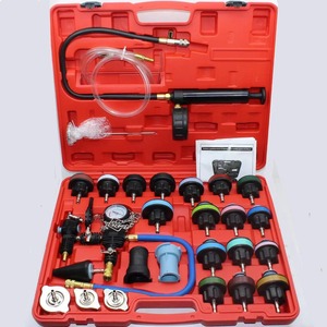<span class=keywords><strong>Kit</strong></span> de détection de fuite de réservoir d'eau 14/18/28 pièces, type automatique à vide, outil de système de refroidissement, <span class=keywords><strong>kit</strong></span> de testeur de pression de radiateur - Product Image 1
