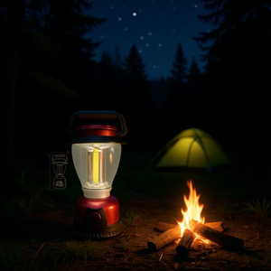 Linterna LED COB Ossun para Camping, 6W, 500 Lúmenes, Luz Ajustable, Roja, 13/26.5cm - Product Image 2
