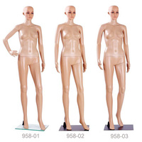 Maniquíes Femeninos de Plástico para Exhibición en Tiendas con Maquillaje/Modelos/Maniquíes # 958-05)