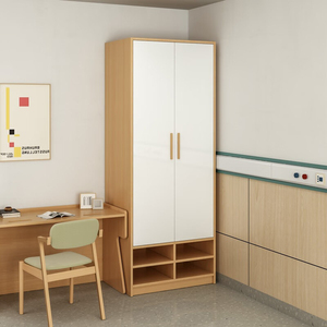 <span class=keywords><strong>Armoire</strong></span> à portes coulissantes en bois de haute qualité de style moderne pratique pour suspendre des vêtements caractéristique propre pour les meubles de chambre à coucher à la maison - Product Image 2