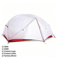 Tente de camping pliable ultra-légère pour 2 personnes, quatre saisons, en Oxford imperméable, ouverture automatique rapide, portable