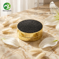 Nouvel étui compact portable en plastique pour fond de teint coussin d'air, avec fermeture magnétique de luxe, pour poudre et transfert électrique circulaire.