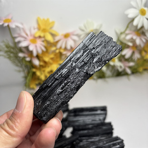 Pietra Grezza Naturale Semipreziosa Tormalina Nera per Guarigione o Decorazione Casa - Product Image 4
