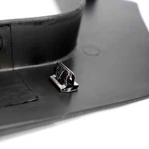Ensemble de tapis de sol de luxe pour Peugeot, protection latérale pour Club, avec fixation en plastique gauche + droite 105314001 105 3141 - Product Image 4