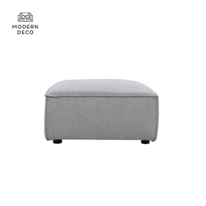 Tùy chỉnh Lưu trữ quá khổ lớn bọc hình bầu dục tròn vuông nhung leathaire vải Sherpa Ottoman Bàn cà phê - Product Image 4