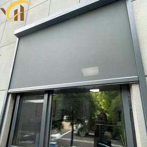 Volet roulant robuste coupe-vent, écran zippé, imperméable, anti-typhon, brise-vue, cadre en aluminium, sur mesure <span class=keywords><strong>pour</strong></span> jardin et <span class=keywords><strong>terrasse</strong></span> - Product Image 5